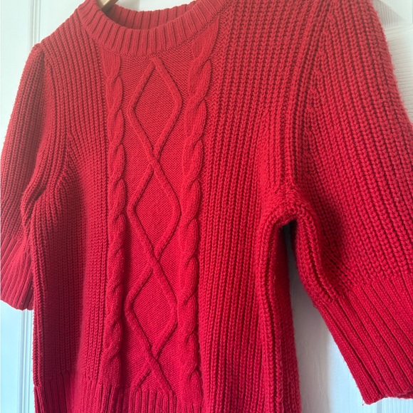 GAP Vibrant Red Women's Crew Neck Sweater - Picture 2 of 6